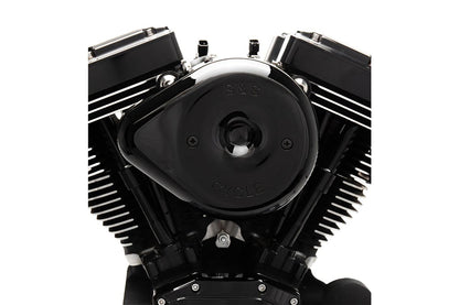 Stealth Air Cleaner Kit, Teardrop, Gloss Black, Sportster