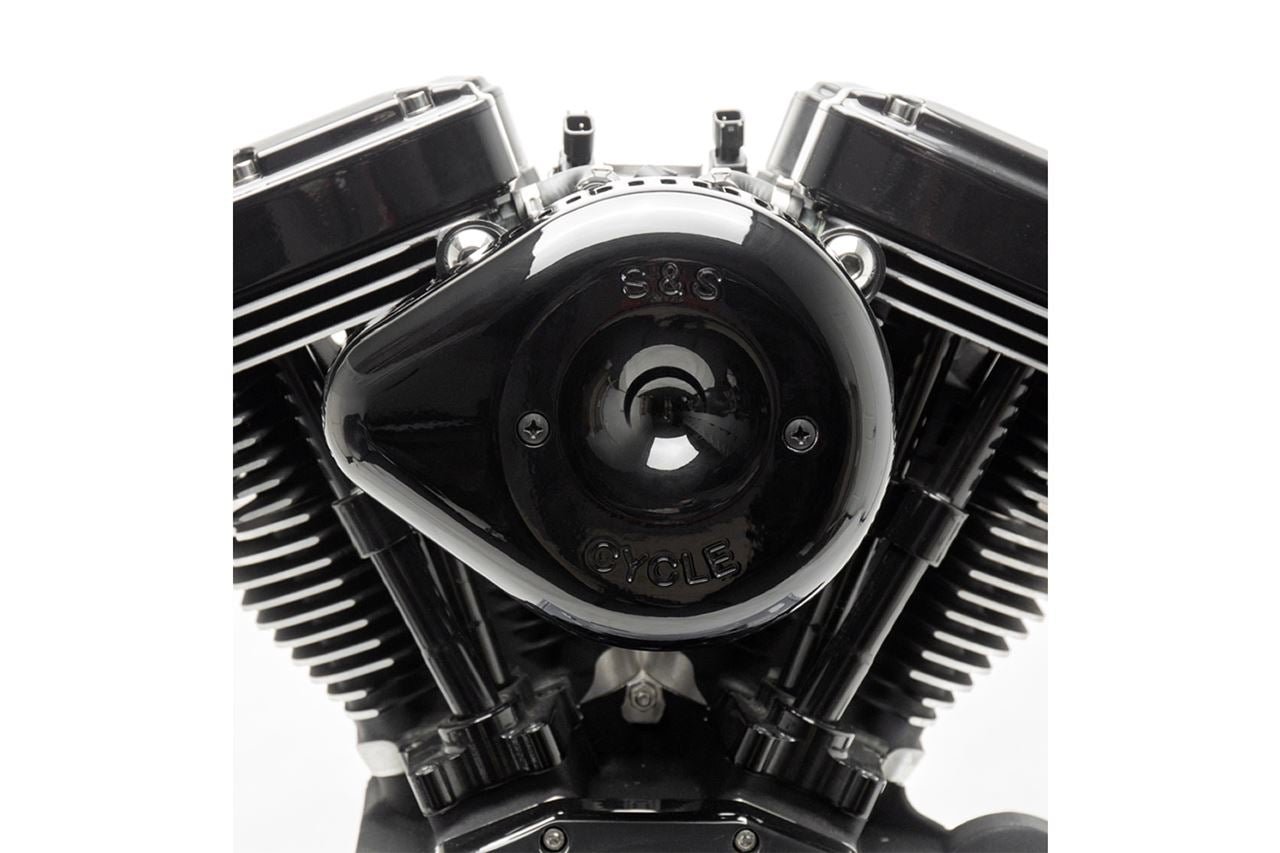 Stealth Air Cleaner Teardrop Cover Only, Slasher Type, Gloss Black