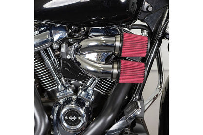 チューンドインダクション エアクリーナーキット M8 クローム ソフテイル ツーリング