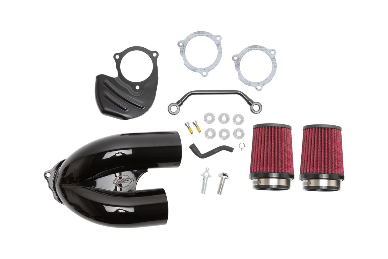 Tuned Induction Air Cleaner Kit M8 Black Softail Touring