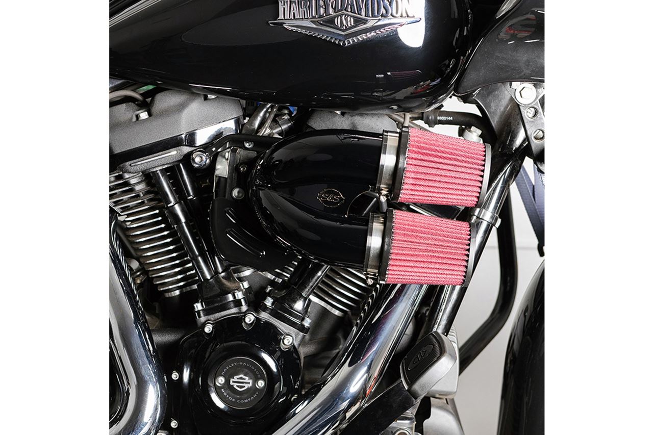 Tuned Induction Air Cleaner Kit M8 Black Softail Touring