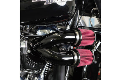 Tuned Induction Air Cleaner Kit M8 Black Softail Touring
