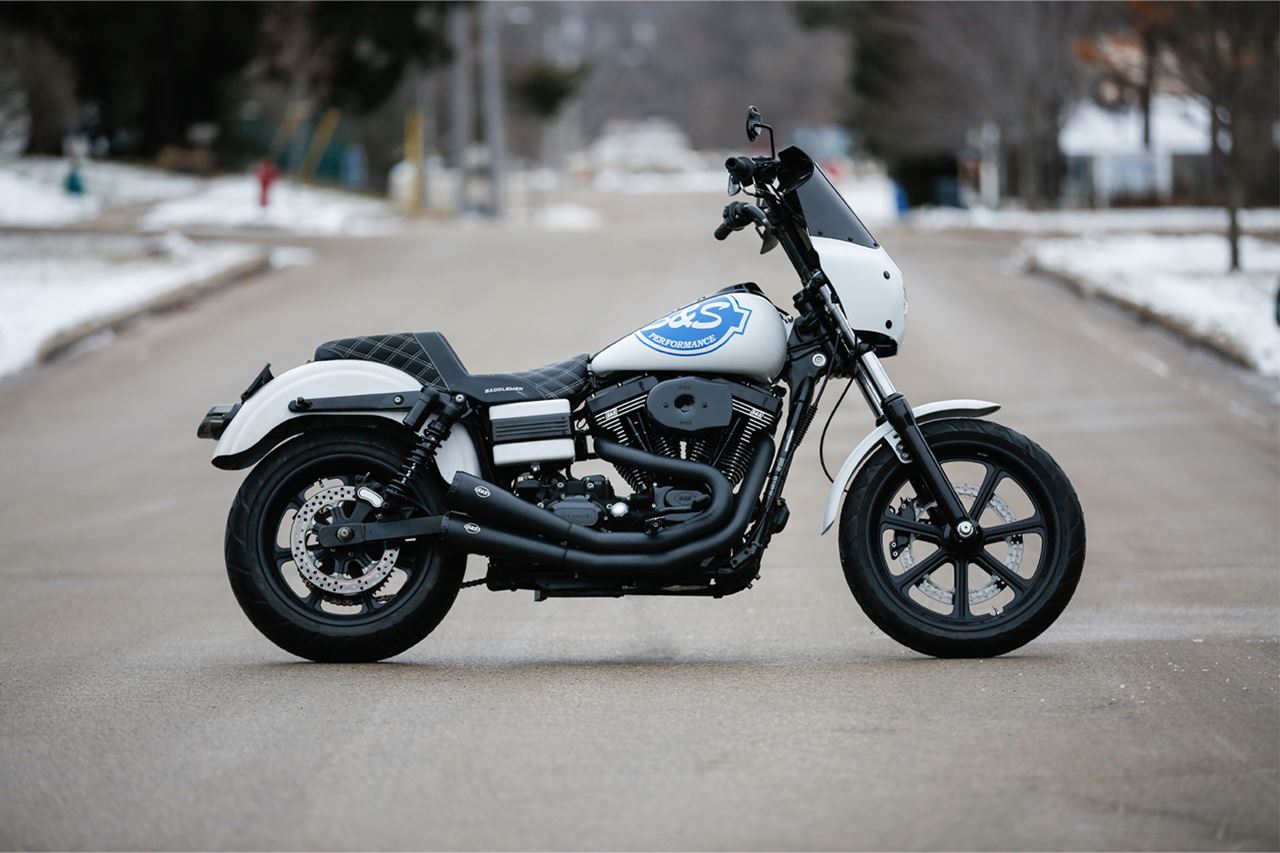 Stealth Air Cleaner Kit Tribute Twin Cam (2-cable pull) Gloss Black Dyna Softail Touring