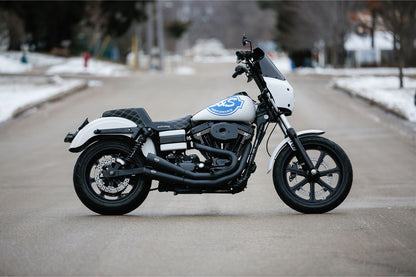 Stealth Air Cleaner Kit Tribute Twin Cam (2-cable pull) Gloss Black Dyna Softail Touring