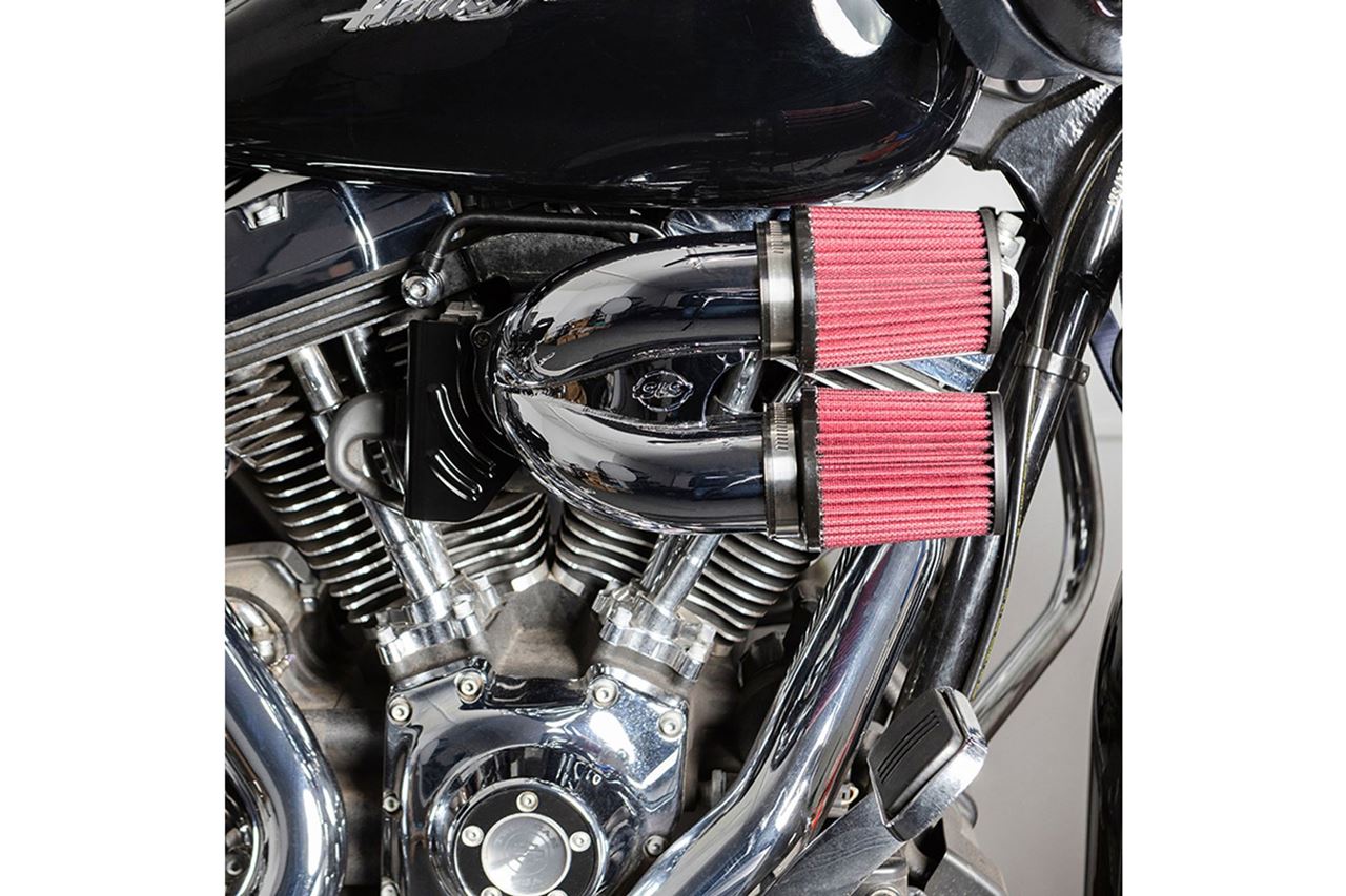 Tuned Induction Air Cleaner Kit, Chrome, Softail Touring