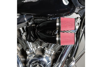 Tuned Induction Air Cleaner Kit, Black, Softail, Touring