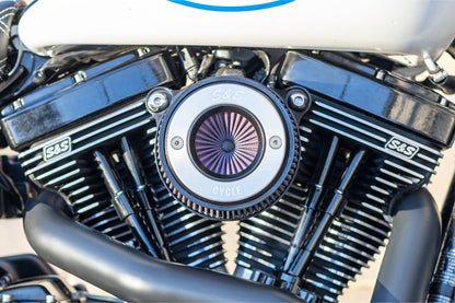 Arlen Ness Airstream Stealth Air Cleaner Twin Cam / 2-Cable (01-17) Silver Harley