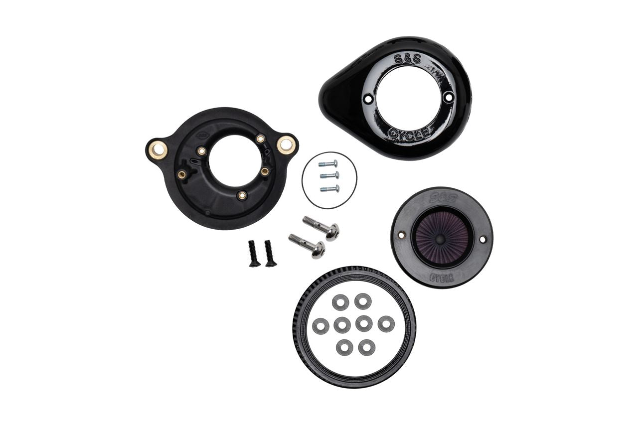 Arlen Ness Stealth Air Cleaner Kit M8 Gloss Black Softail Touring