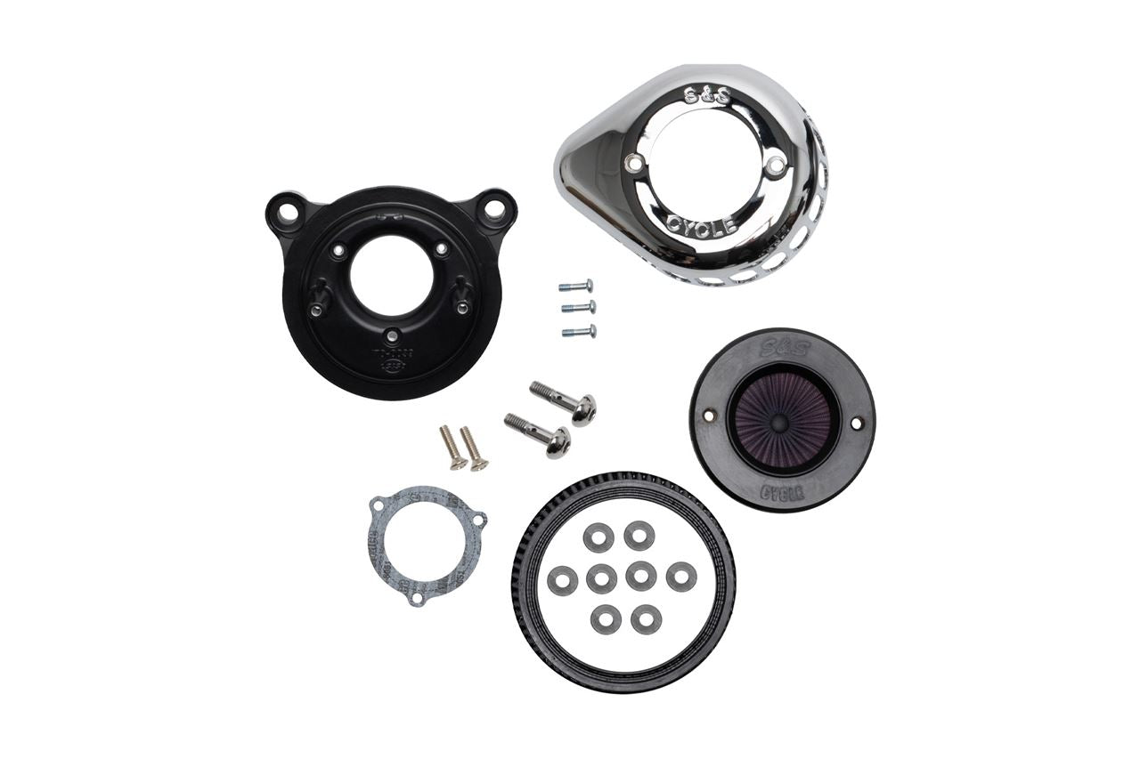 Arlen Ness Air Stinger Stealth Air Cleaner Kit Twin Cam/Throttle by Wire (08-17) Chrome Softail Touring