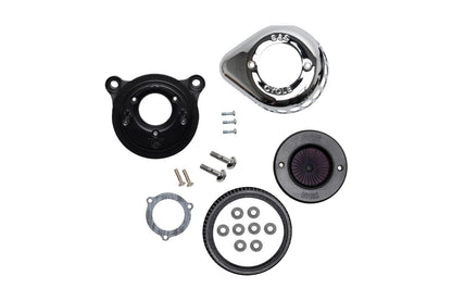 Arlen Ness Air Stinger Stealth Air Cleaner Kit Twin Cam/Throttle by Wire (08-17) Chrome Softail Touring
