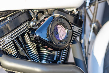 Arlen Ness Stealth Air Cleaner Kit Twin Cam (2-Cable Pull) Gloss Black Dyna Softail Touring