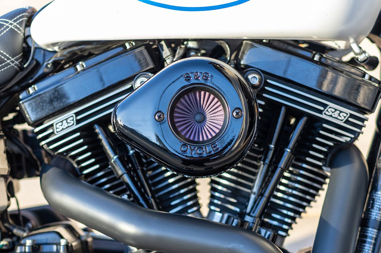 Arlen Ness Stealth Air Cleaner Kit Twin Cam (2-Cable Pull) Gloss Black Dyna Softail Touring