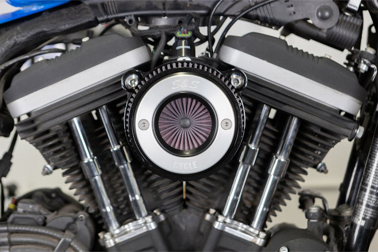 Arlen Ness Stealth Air Cleaner Silver Sportster