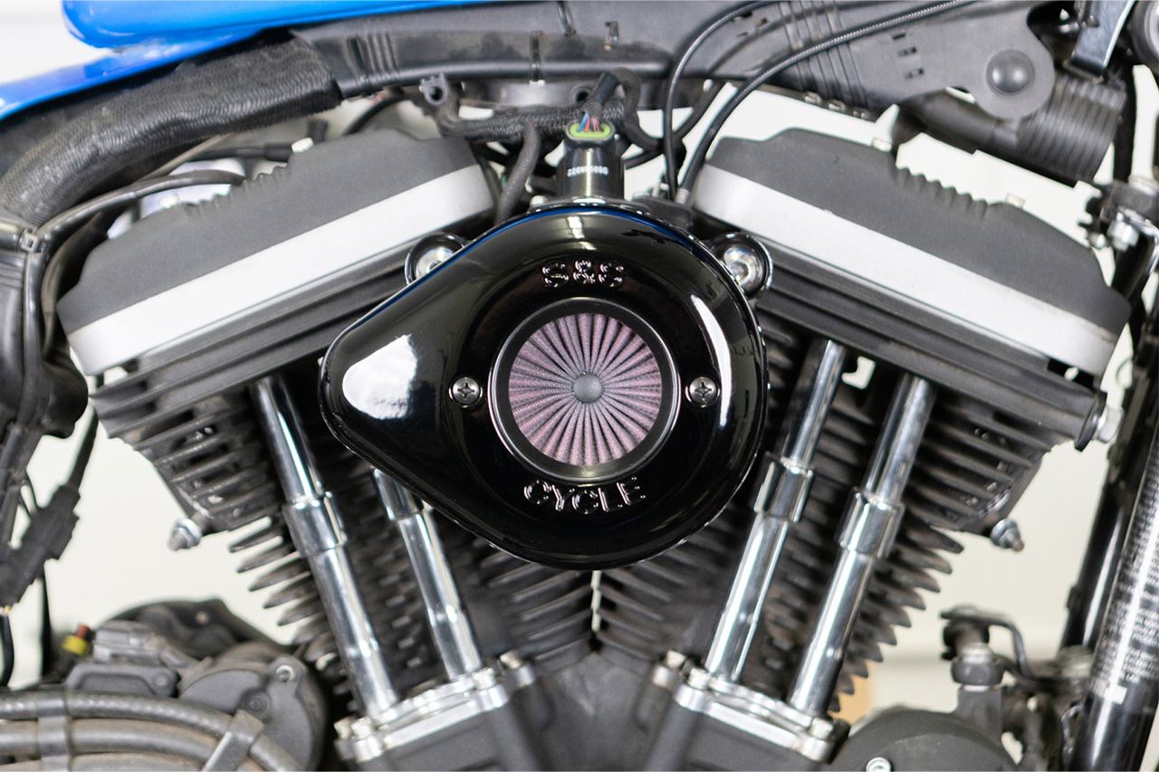 Airstinger Stealth Air Cleaner Kit, Gloss Black, Sportster