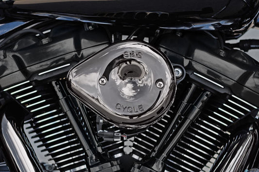 ステルスエアクリーナー ミニティアドロップ カバーのみ スモーキークローム