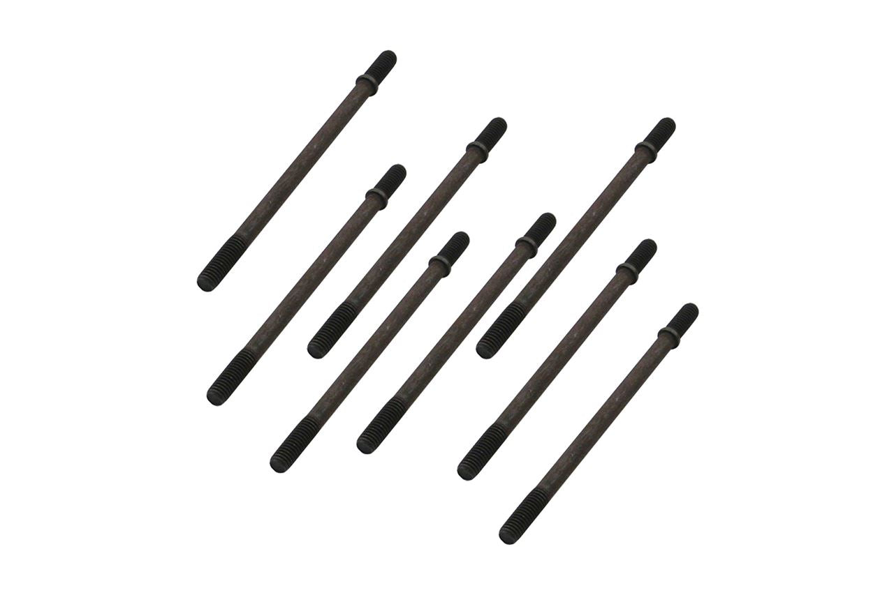 Stud, cylinder base, 3/8-16 x 6.680 inches, 1 piece, Dyna, Softail, Touring