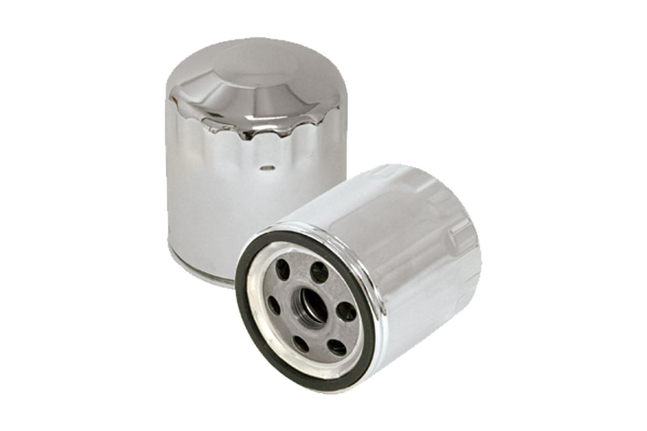 Oil Filter Chrome 1pc Sportster Dyna Softail Touring