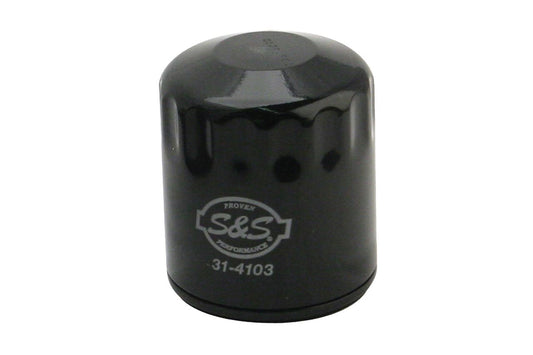 Oil Filter Twin Cam (99-17) Black 1 pc Harley
