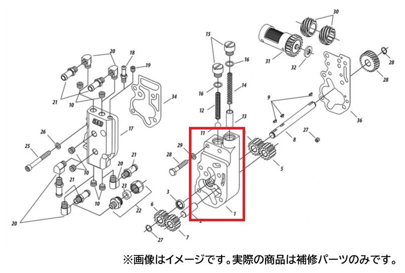 オイルポンプボディーASSY ポリッシュ ビッグツイン(92-99年) ダイナ ソフテイル ツーリング