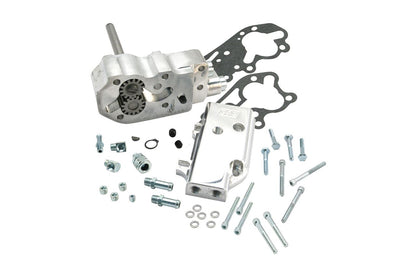 Standard Billet Oil Pump Big Twin (70-91) Silver Dyna Softail Touring
