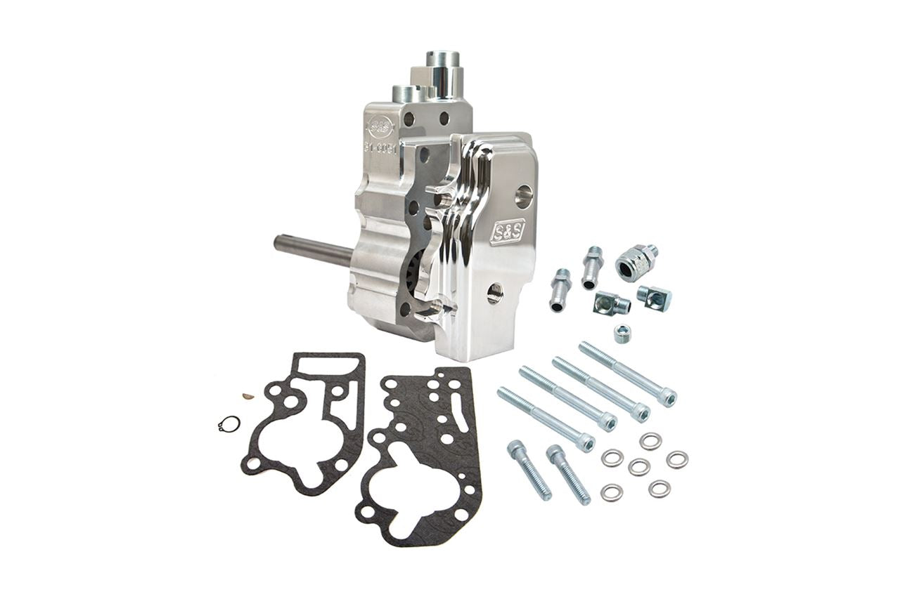 Standard Billet Oil Pump Big Twin (92-99) Silver Dyna Softail Touring
