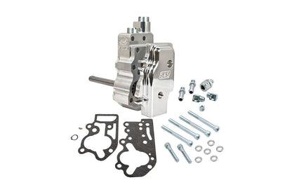 Standard Billet Oil Pump Big Twin (92-99) Silver Dyna Softail Touring