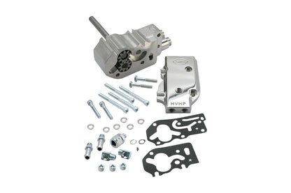 HVHP Oil Pump Kit, UNV Cover, Big Twin (92-99) - Silver, Dyna, Softail, Touring