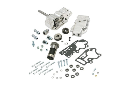 Oil Pump Kit w/Gear, Universal Cover, Big Twin (48-53) Harley