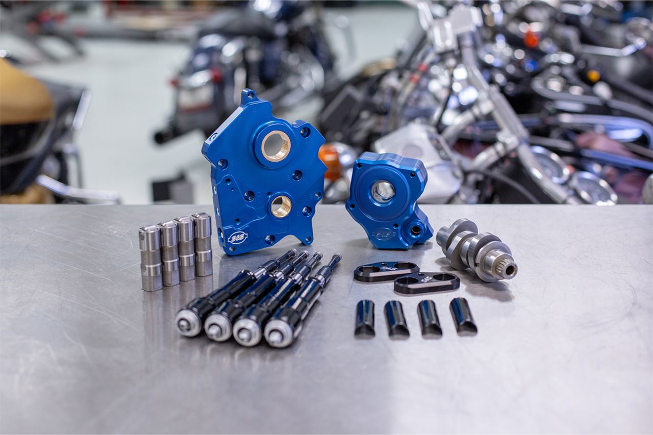 465C Cam Chest Kit M8 (Water Cooled) Black Touring