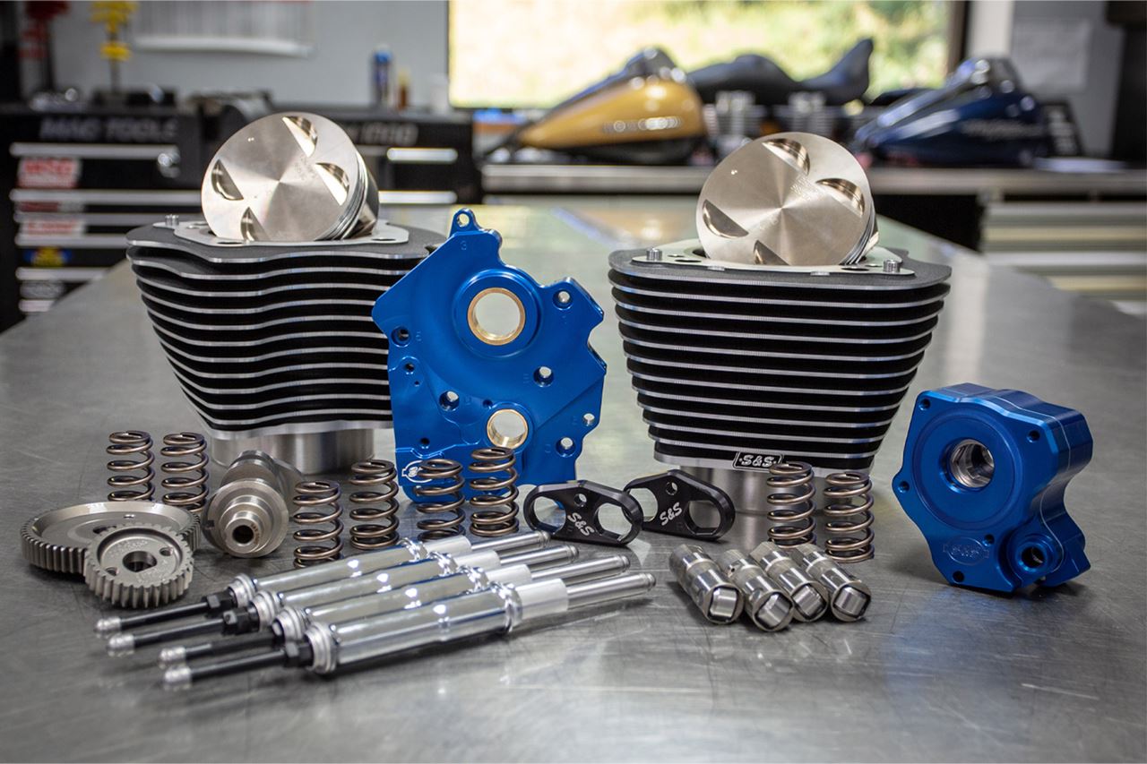 124 Power Pack Gear Drive Cam M8 (Water-Cooled) Chrome Touring