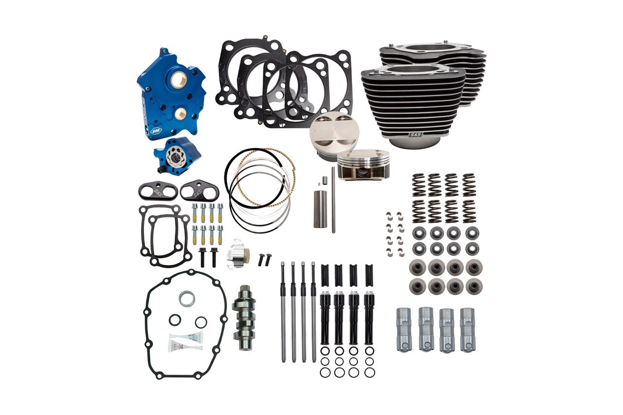 124 Power Pack Chain Cam M8 (Oil Cooled) Black Softail Touring
