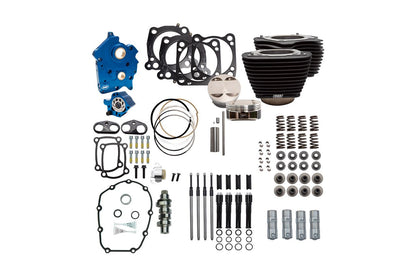 124 Power Pack Chain Cam M8 (Oil Cooled) Black Softail Touring