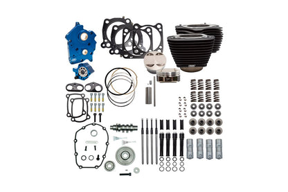 124 Power Pack Gear Cam M8 (Oil Cooled) Black Softail Touring
