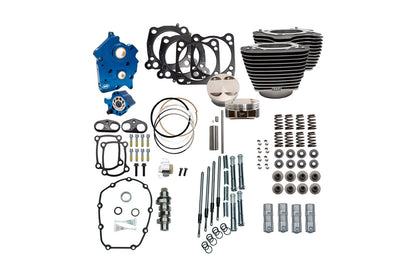 128 Power Pack HL M8 (114CI Oil-Cooled) Wrinkle Black Softail Touring