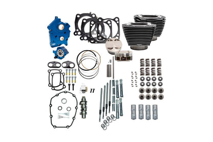 128 Power Pack HL M8 (114CI Oil-Cooled) Black Granite Softail Touring