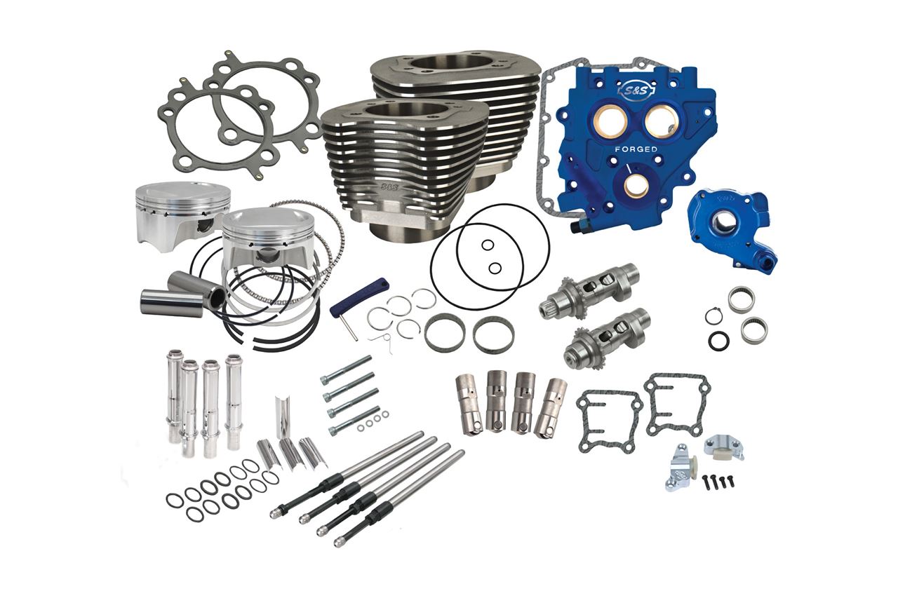 Power Pack Kit Twin Cam (07-17) Wrinkle Black Dyna Softail Touring