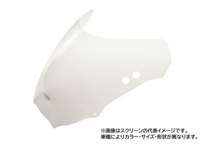 Screen, original, clear, 450mm (width) x 290mm (length), GSX-R750 (oil-cooled)