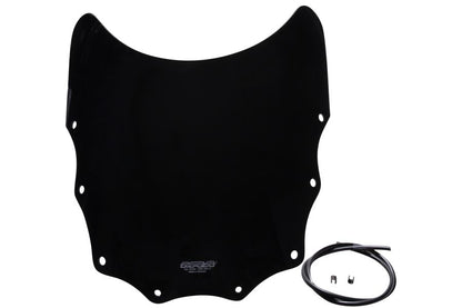 Windscreen Spoiler, Black, 360mm (W) x 305mm (L), ZZR400, ZZR600