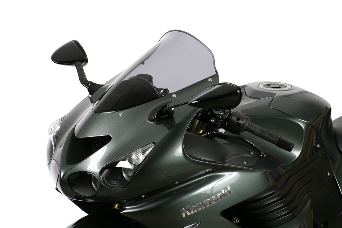 Screen Spoiler, Black, W380 x L430mm for ZZR1400 ZX-14R