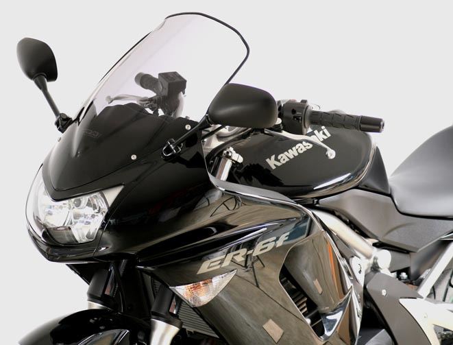 スクリーン レーシング スモーク 幅360×長さ545mm ER-6f ニンジャ650R