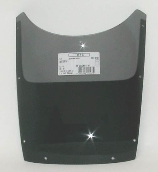 Screen spoiler, clear, 290x280mm, CBX750F