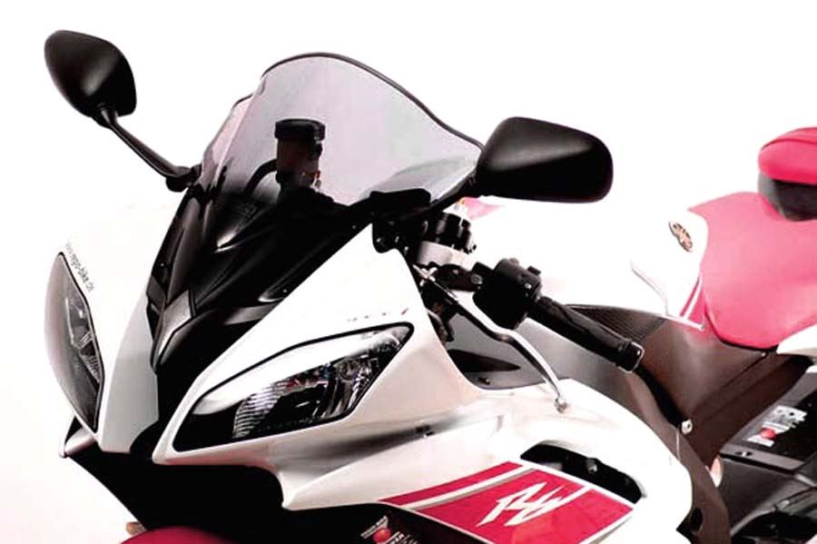 Screen, Racing, Smoke, 340mm (W) x 330mm (L), YZF-R6