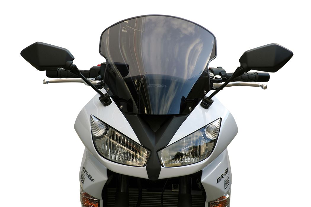 Screen Touring Smoke, 385mm (width) x 430mm (length), for ER-6f, Ninja 400R/650R