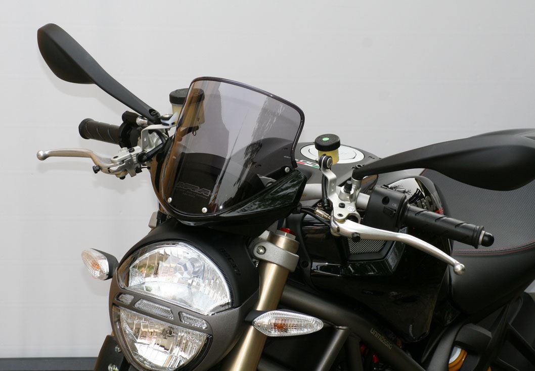 スクリーン ツーリング スモーク 幅220×長さ215mm モンスター696/1100