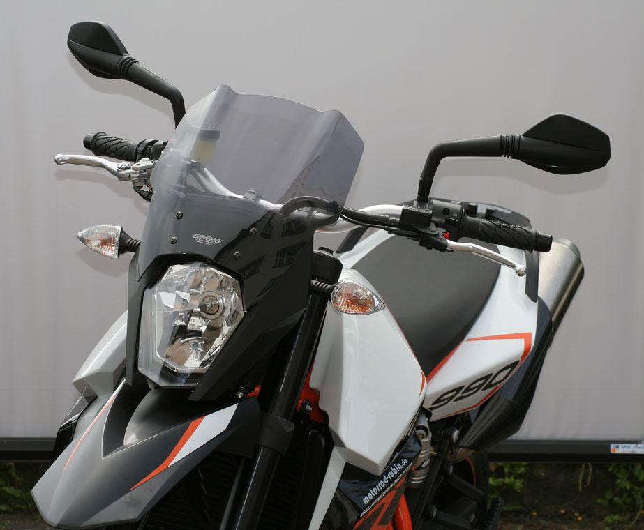 スクリーン ツーリング スモーク 幅310×長さ300mm 990スーパーモト