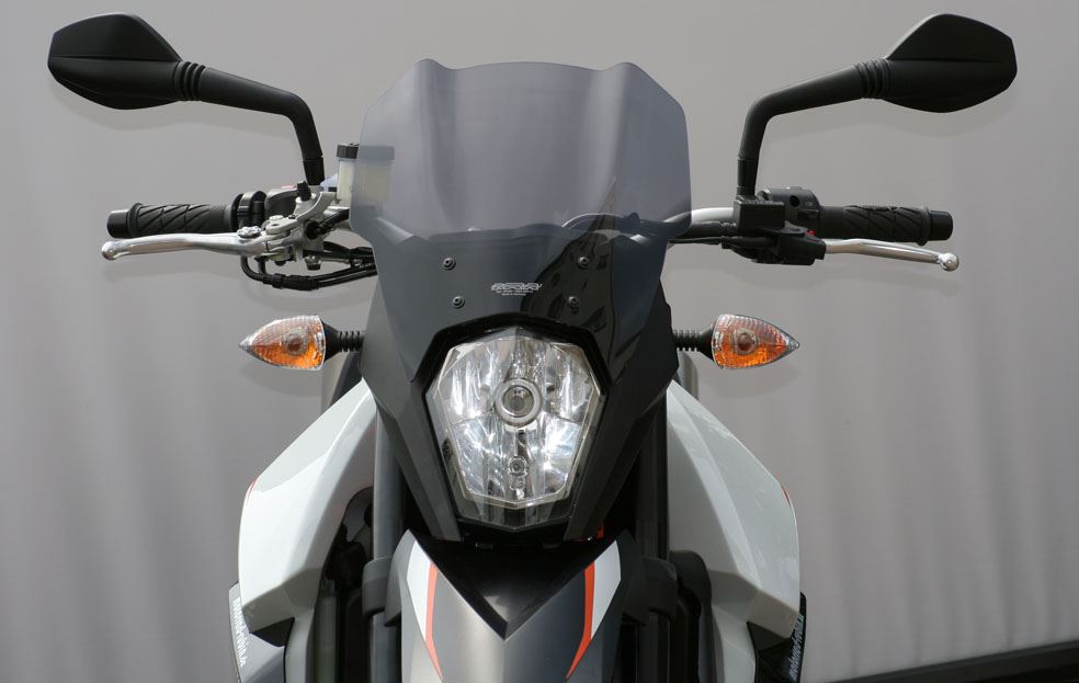 スクリーン ツーリング スモーク 幅310×長さ300mm 990スーパーモト