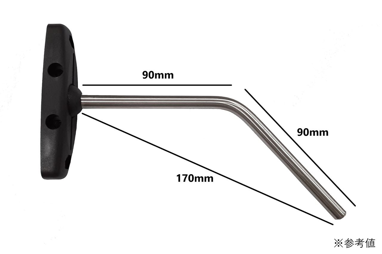 マウンティングキット ハンドルポストマウント M8×60mm 1セット 汎用