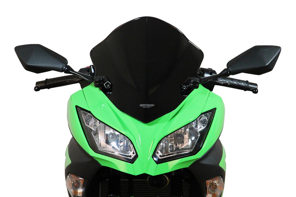 Screen, Racing, Black, Width 330 x Length 400mm, Ninja 250