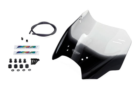 Screen Spoiler, Clear, 310mm (W) x 190mm (L), 125/200/390 Duke