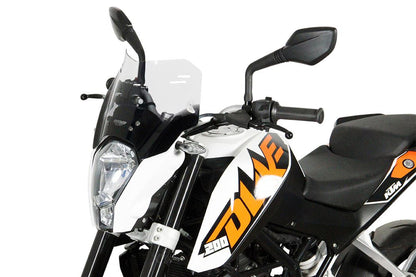Screen Spoiler, Clear, 310mm (W) x 190mm (L), 125/200/390 Duke